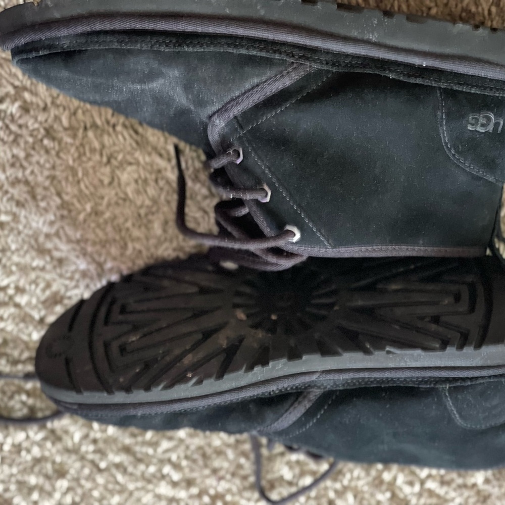 UGG Black Chukka Boots with Classic Design